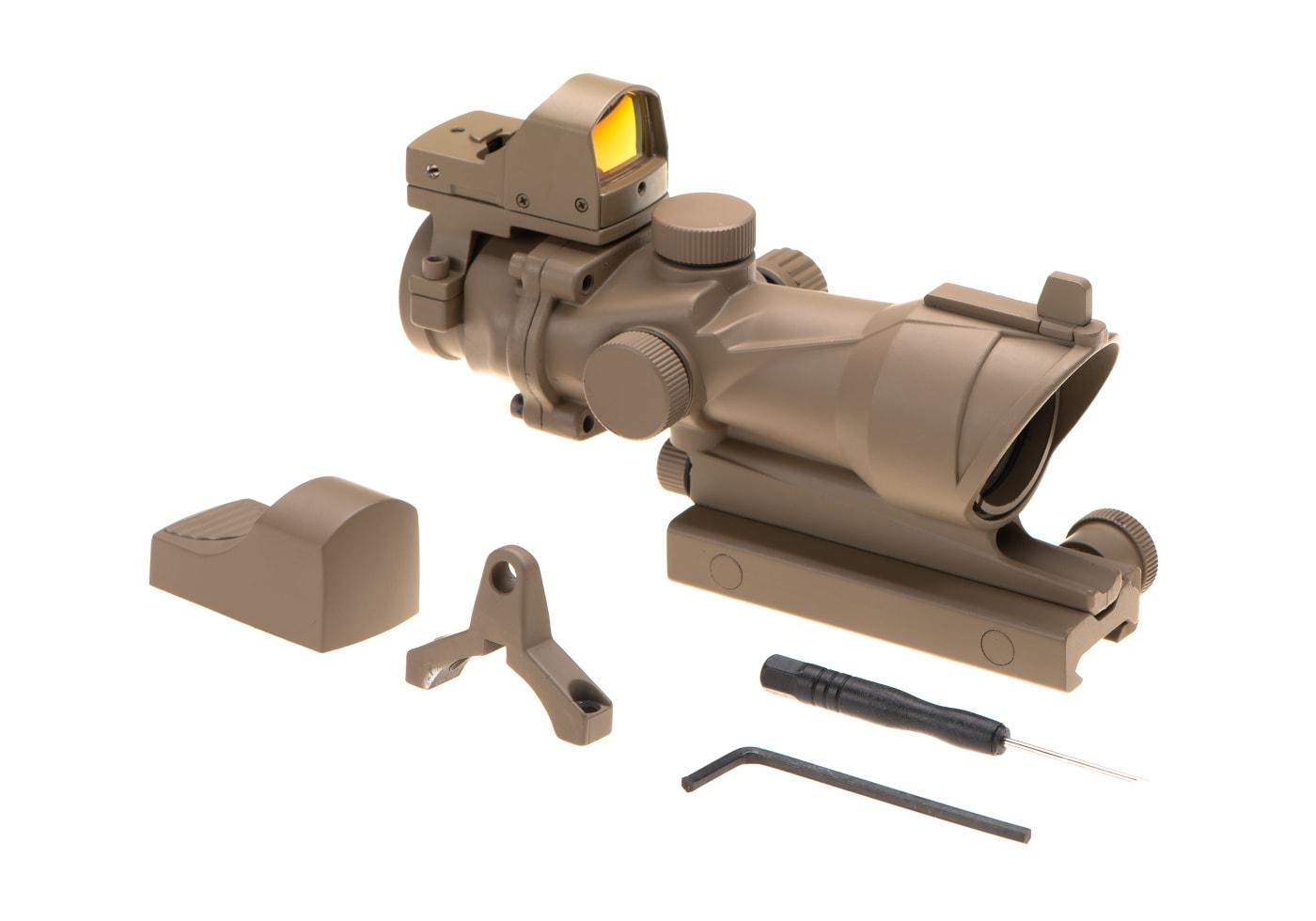 Aim-O 4x32IR Combo Combat Scope Desert