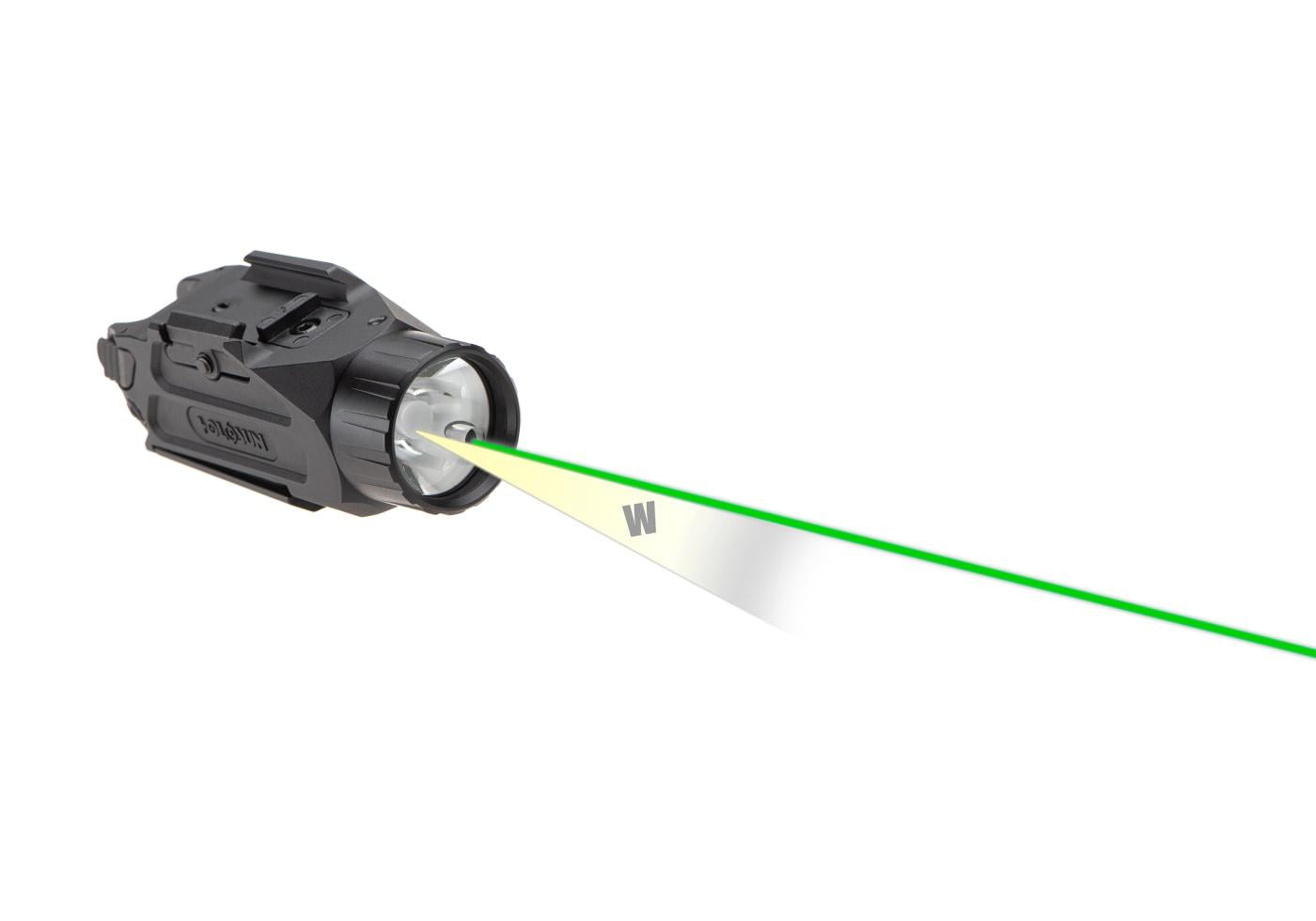 Holosun P.ID Plus Pistol Flashlight / Green Laser Black