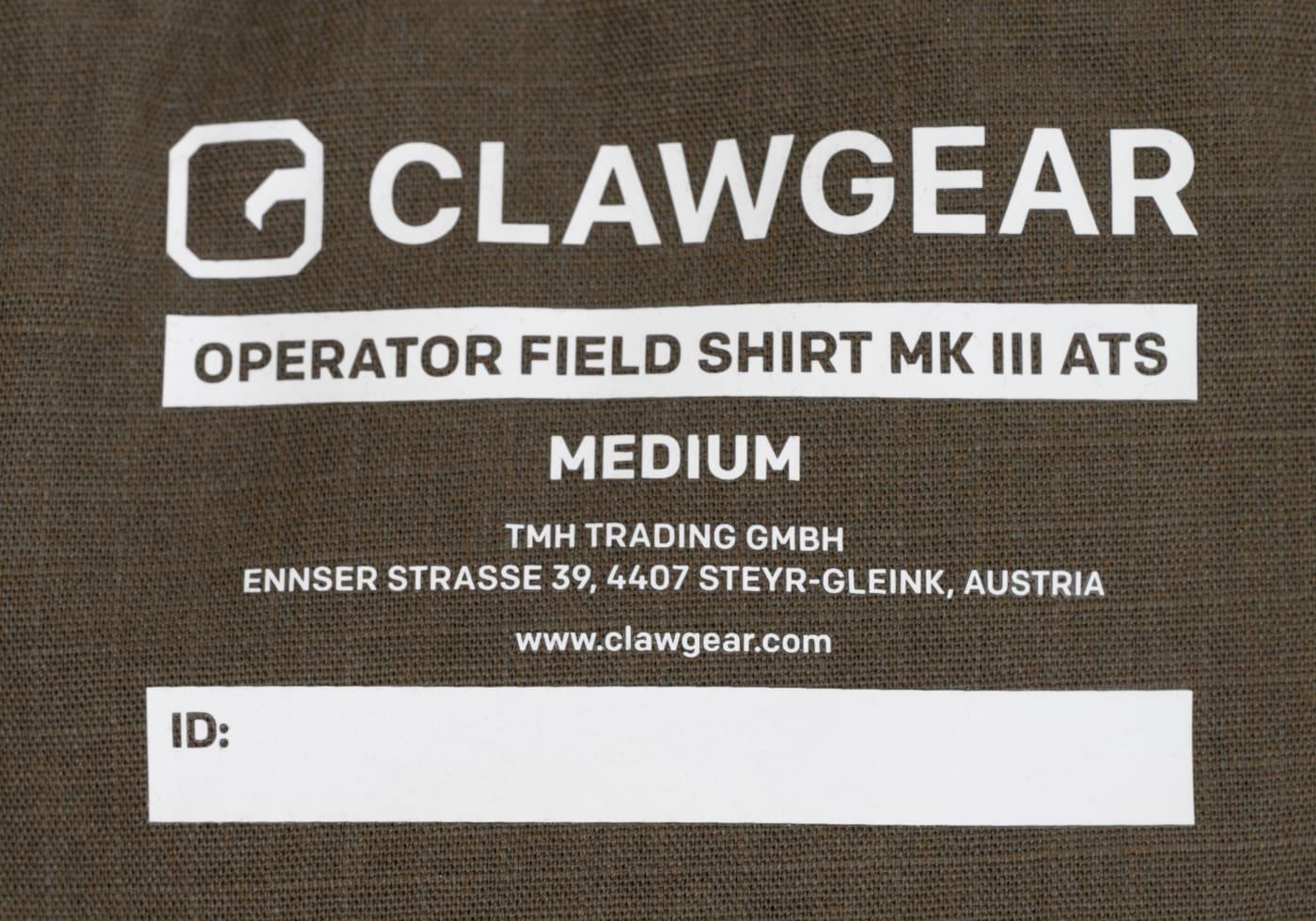 Clawgear Operator Field Shirt MK III ATS Flex Stonegrey Olive