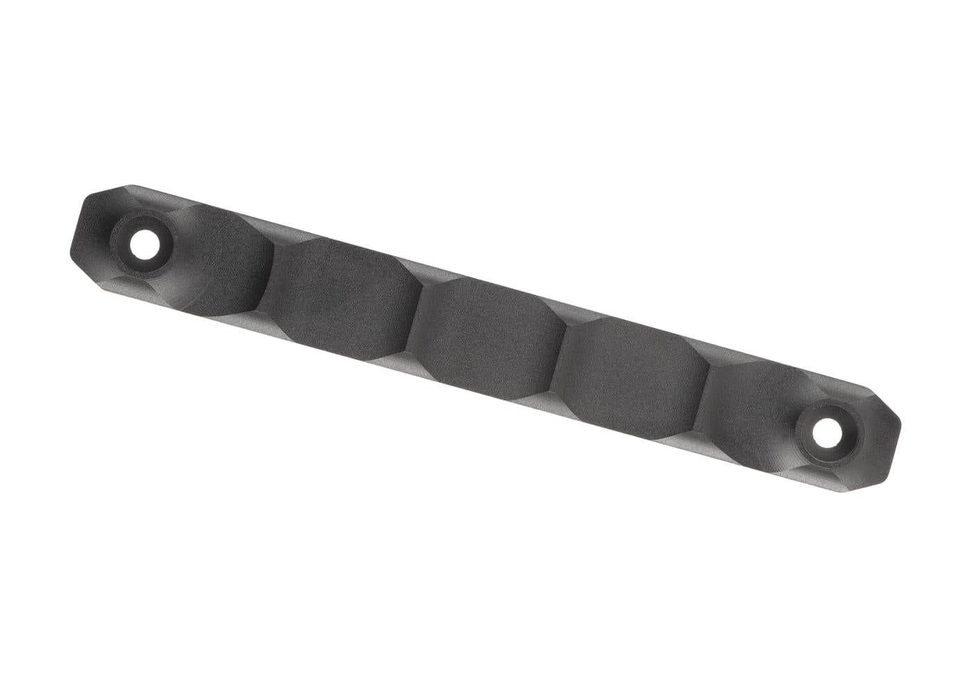 Metal Type D CNC Aluminium Rail Cover Long for M-LOK & Keymod Black