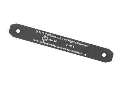 Metal Type D CNC Aluminium Rail Cover Long for M-LOK & Keymod Black