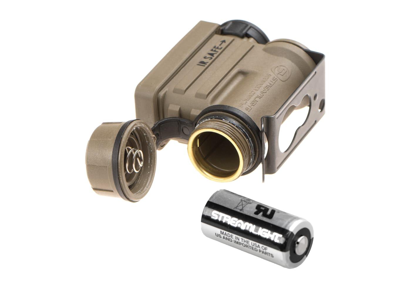 Streamlight Sidewinder Compact II Military Model Flashlight White / Red / Blue / IR Light Coyote