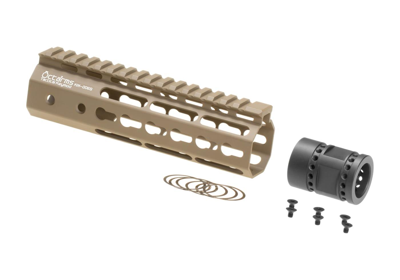 Ares 7 Inch Keymod Handguard Set Desert