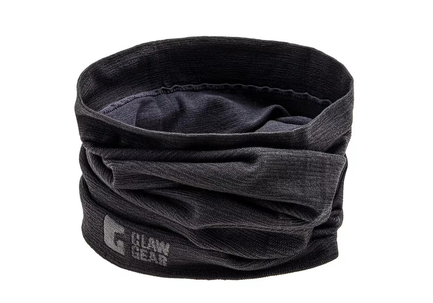 Clawgear Merino Seamless Neck Gaiter Long Black