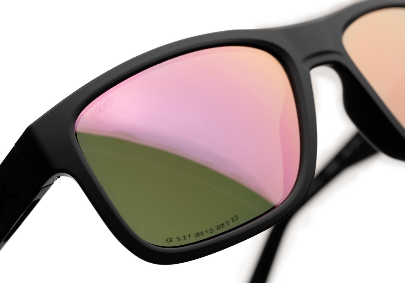 Wiley X WX Ovation Captivate Polarized Rose Gold Mirror Black