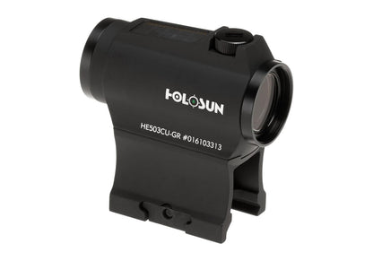 Holosun HE503CU-GR Elite Solar Green Circle Dot Sight Black