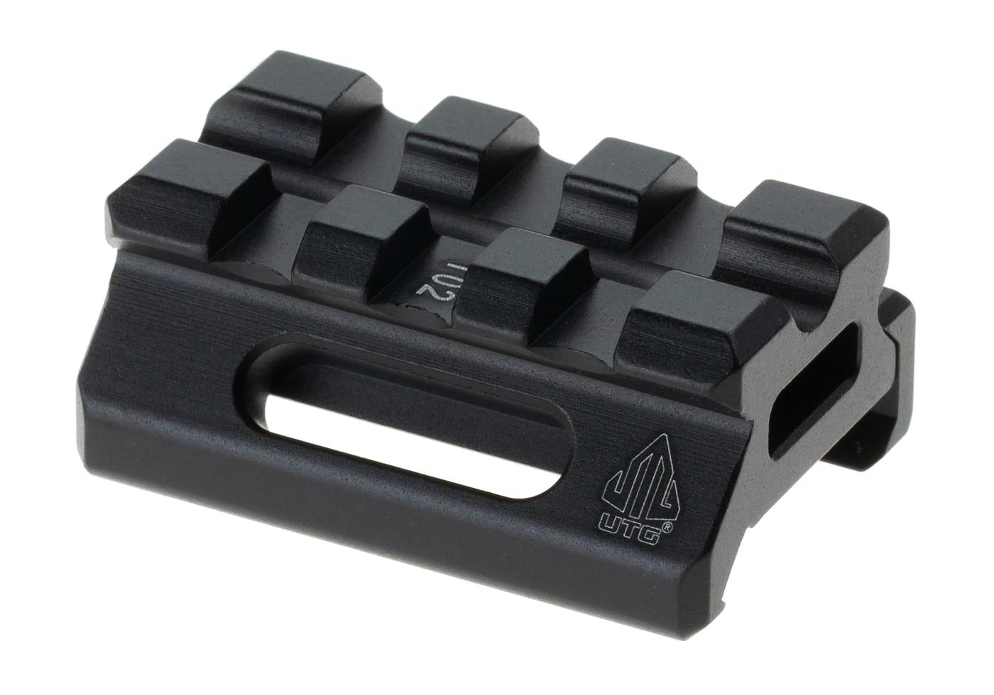 Leapers Universal Super Slim Riser Mount 3 Slot 0.50' Black