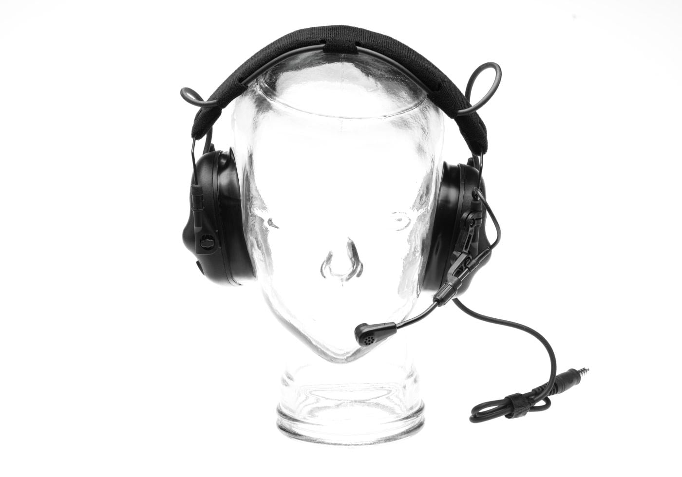 Earmor M32X Plus Hearing Protection Set for ARC Helmet Rails Black