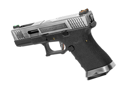 WE G-Force 19 SV Silver Barrel Metal Version GBB Black