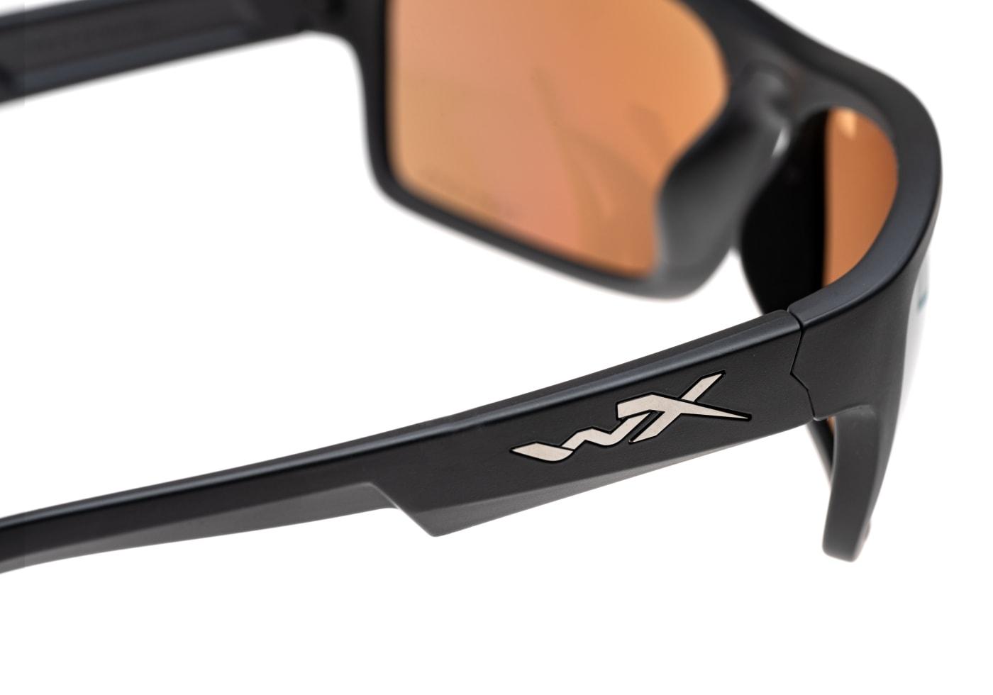 Wiley X WX Peak Captivate Polarized Copper Black