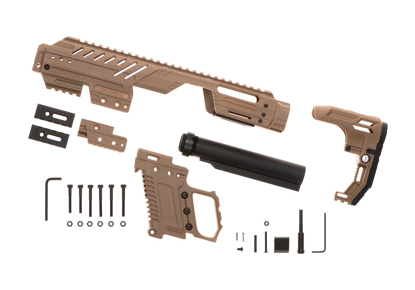 SLONG MPG Carbine Full Kit for Glock GBB Tan