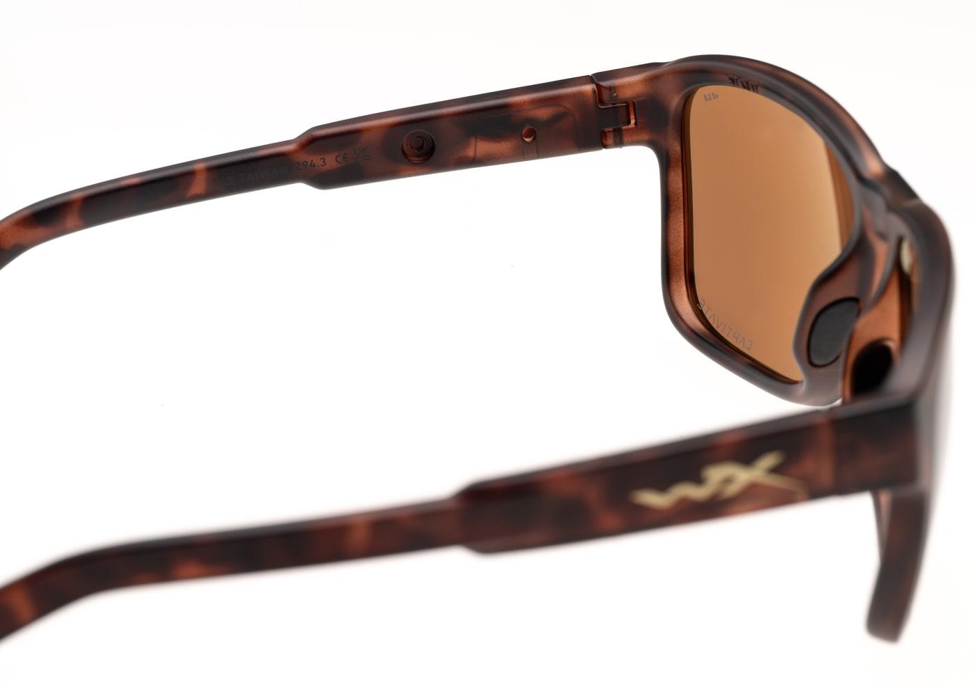 Wiley X WX Trek Captivate Polarized Copper Brown