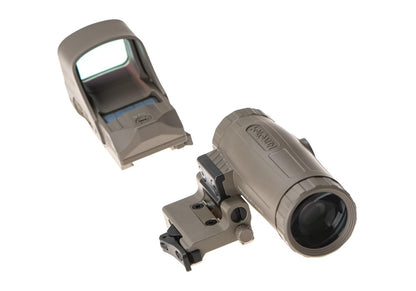 Holosun HS510C Solar Red Circle Dot Sight Combo with HM3X