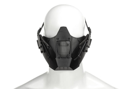 Pirate Arms Warrior Steel Half Face Mask Black