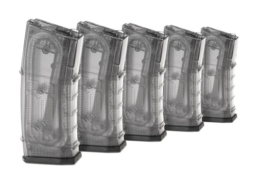 G&G Magazine M4 Midcap 105rds 5pcs Box Set Transparent