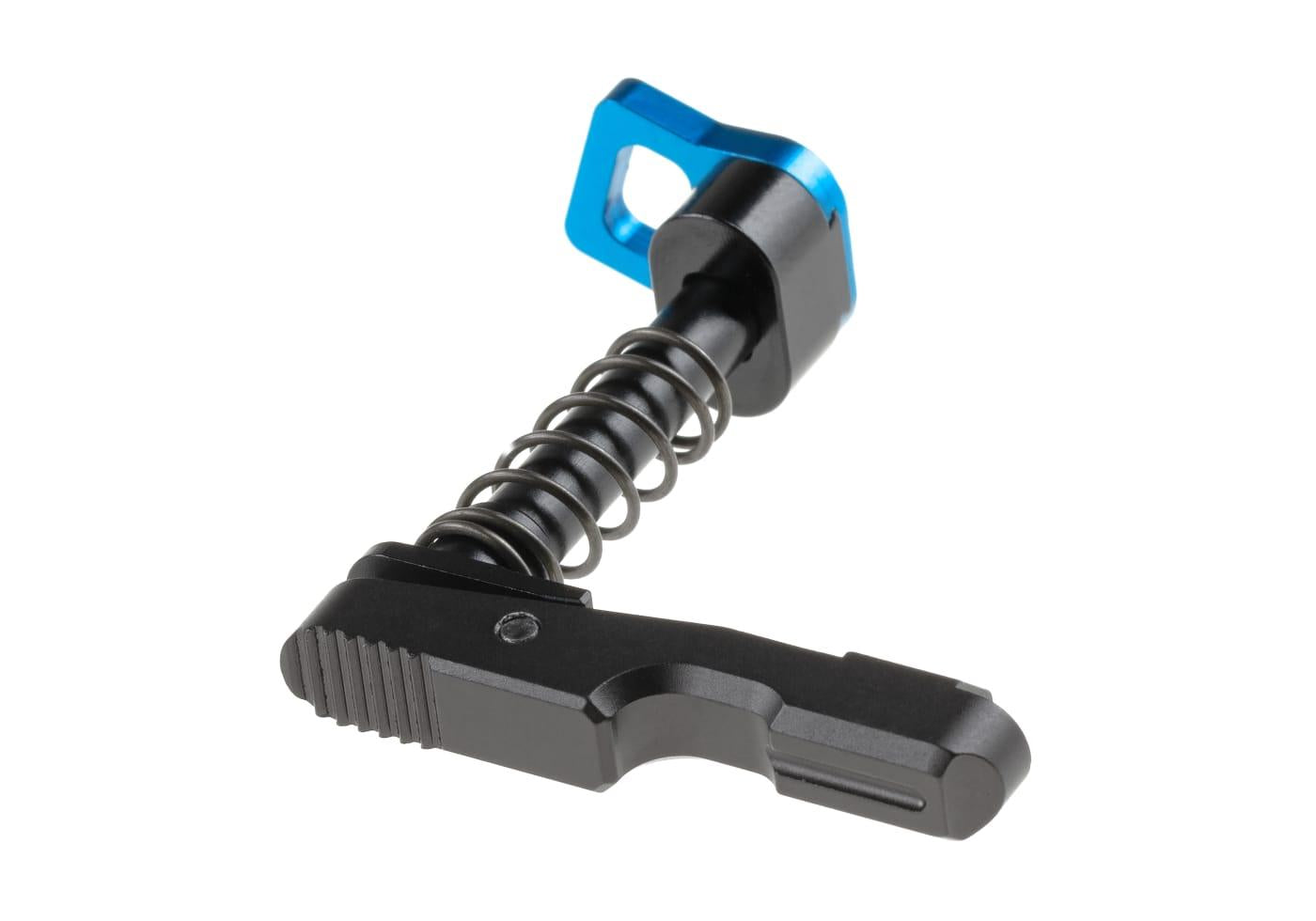 BD Custom M4 CNC Mag Catch Blue