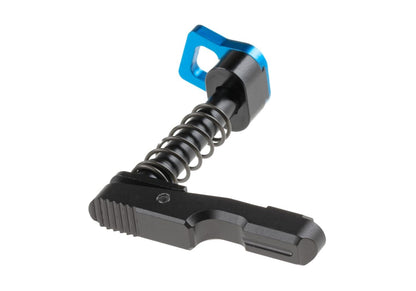BD Custom M4 CNC Mag Catch Blue