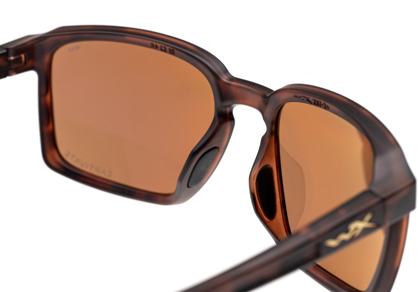 Wiley X WX Alfa Captivate Polarized Brown