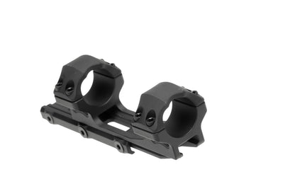 Leapers Accu-Sync 25.4mm Medium Profile 50mm Offset Rings Black