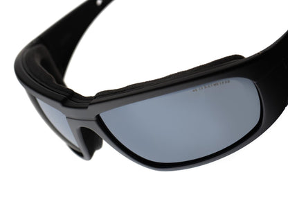 Wiley X WX Boss Silver Flash Grey Black