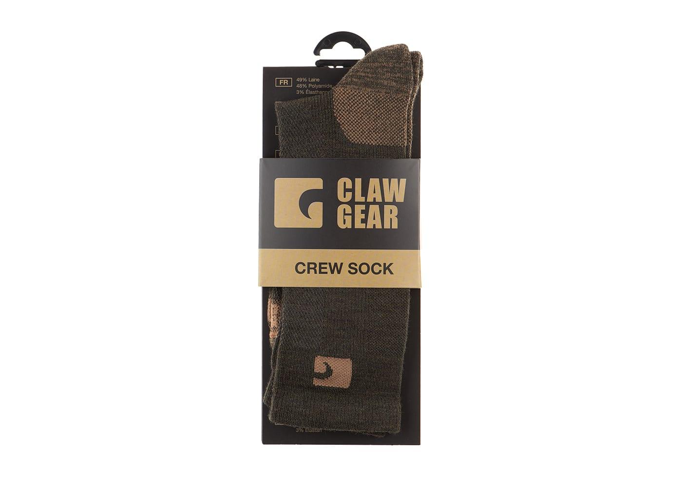 Clawgear Merino Crew Socks Green