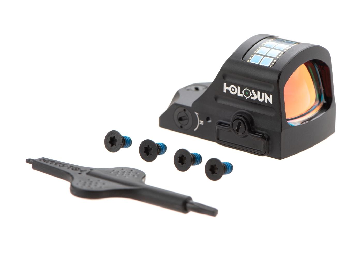 Holosun HE507C-GR X2 Elite Solar Green Circle Dot Sight Black