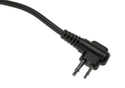 Earmor M51 Tactical PTT Motorola Two Pin Black