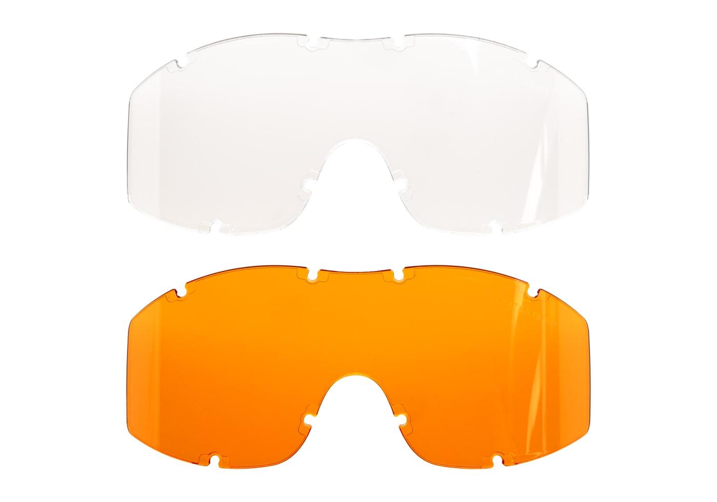 SwissEye F-Tac Google Smoke / Orange / Clear Black