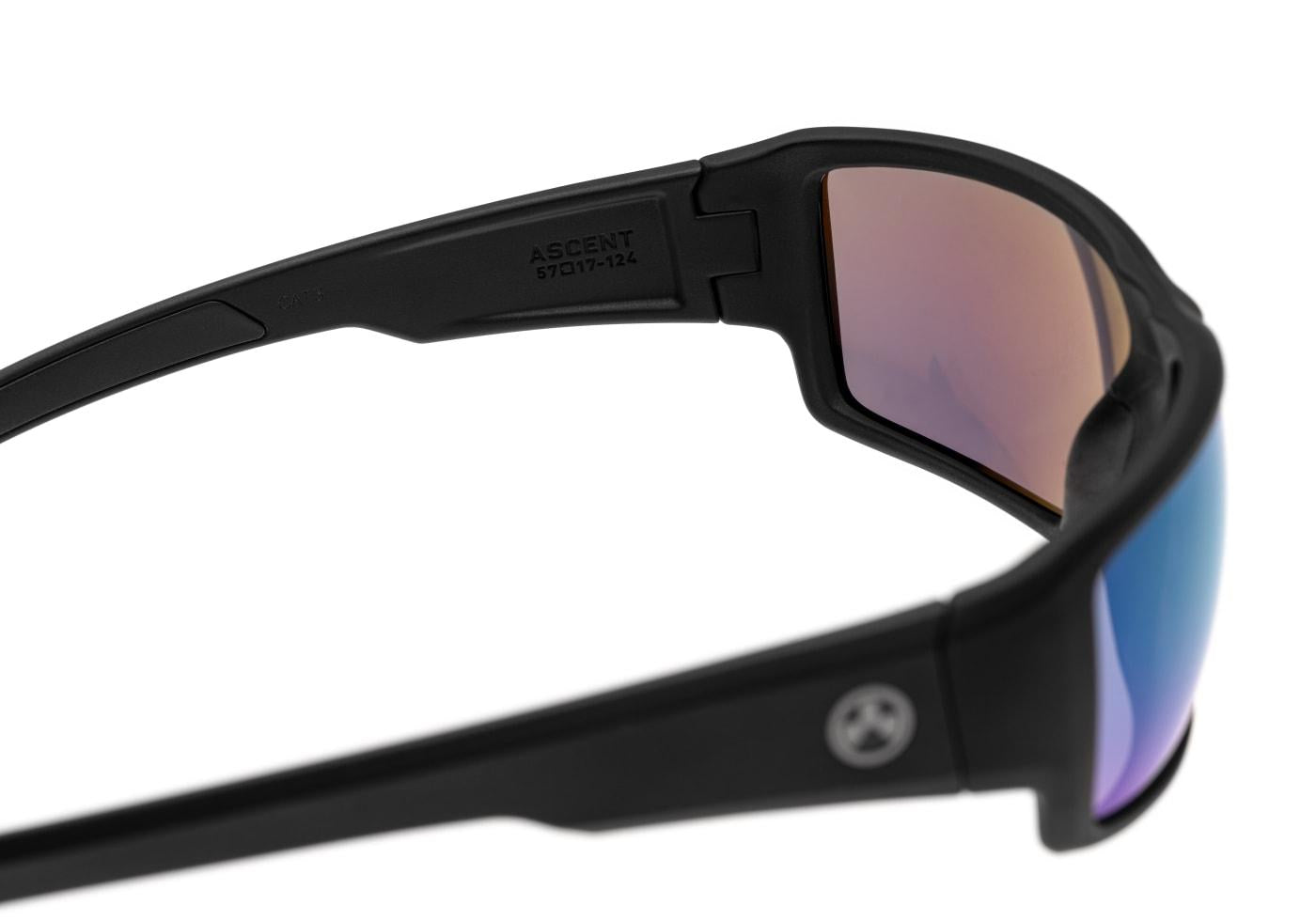 Magpul Ascent - Polarized - Black Frame / High Contrast Violet Lens / Green Mirror Black