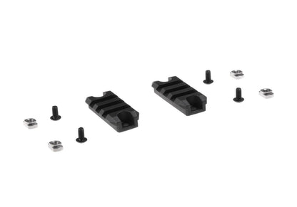 Ares 2 Inch M-LOK Plastic Rail 2-Pack Black