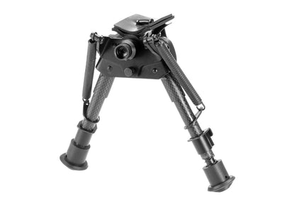 RokStad Carbon Fiber 6-9 Inch Swivel Spring Retractable Bipod
