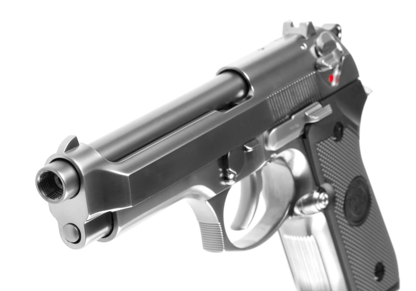WE M9 Full Metal Co2 Silver