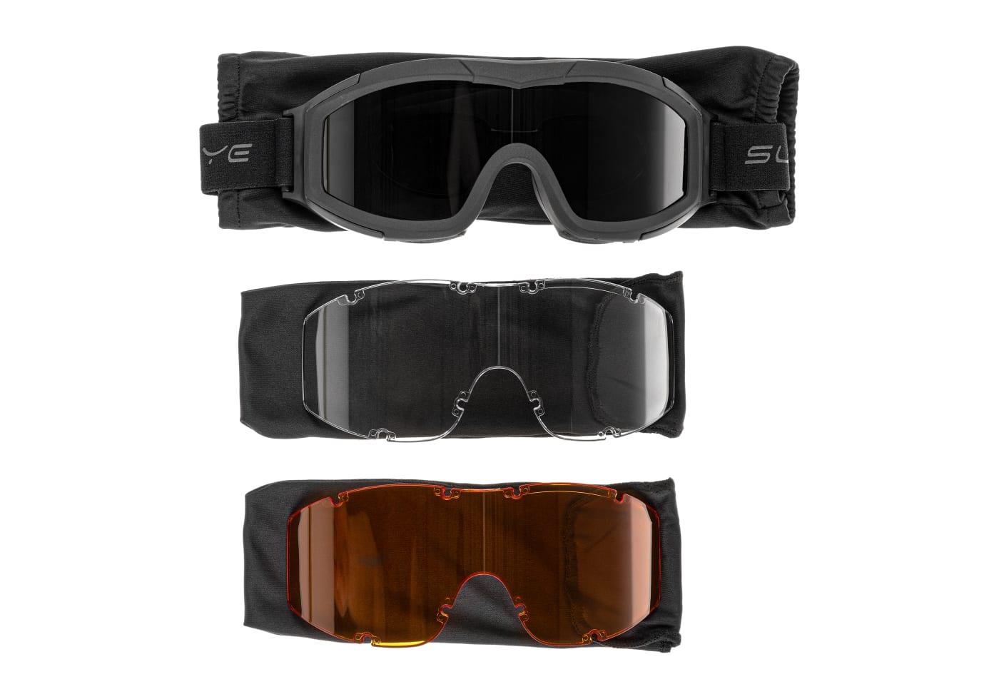 SwissEye F-Tac Goggle Smoke / Orange / Clear Black