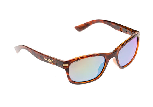 Wiley X WX Helix Captivate Polarized Green Mirror Brown