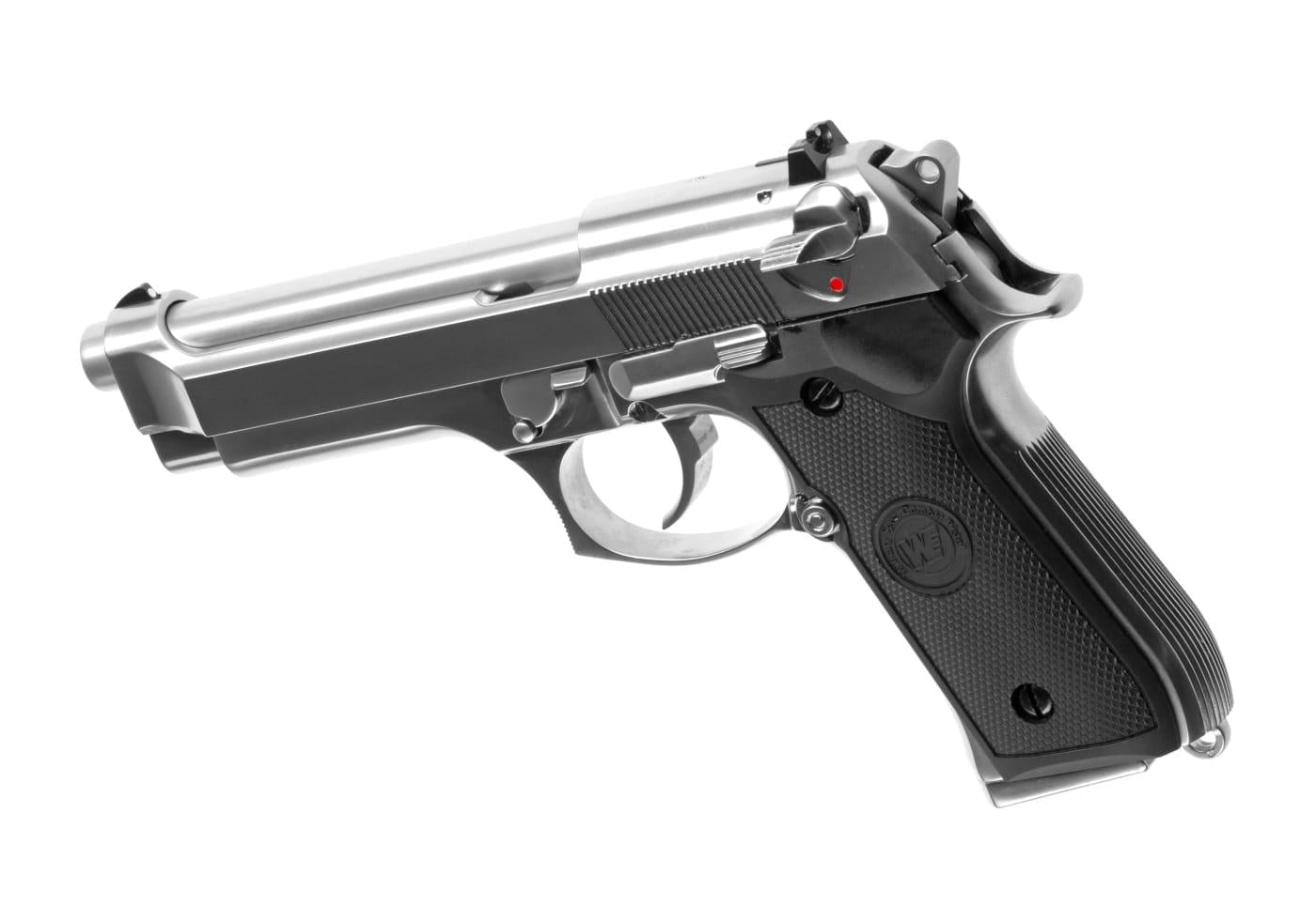 WE M9 V2 Full Metal GBB Silver