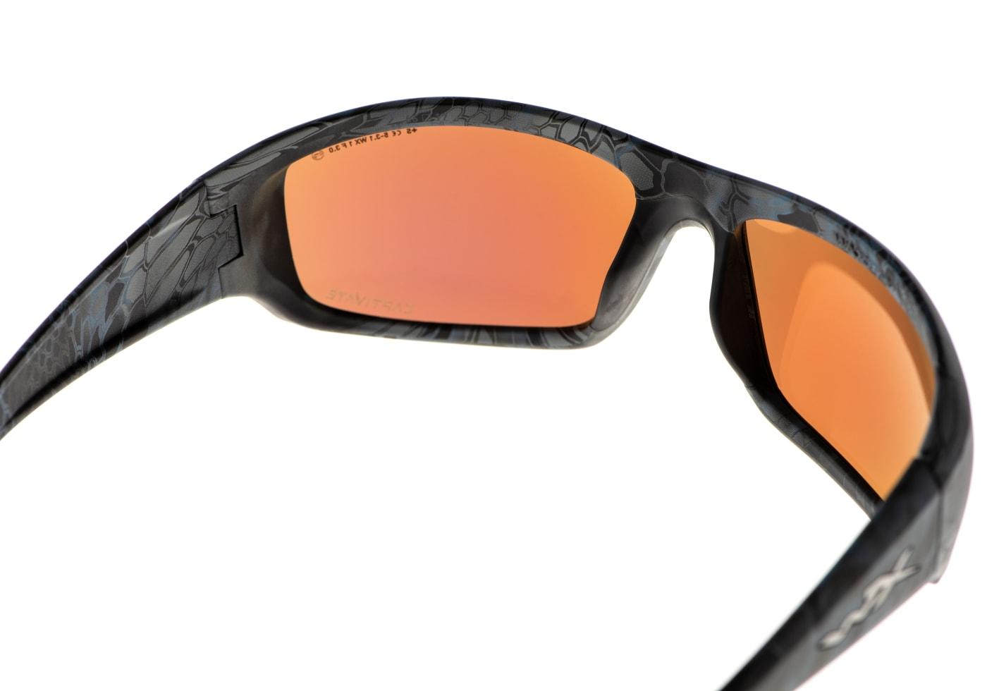 Wiley X WX Omega Captivate Polarized Green Mirror Kryptek Neptune