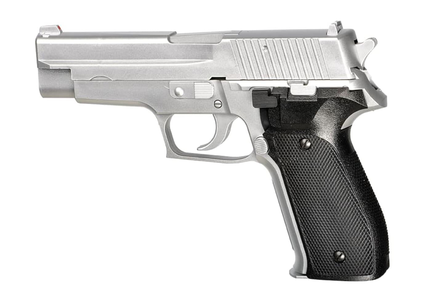 KWC P226 Silver Spring Gun Silver 6mm Airsoft