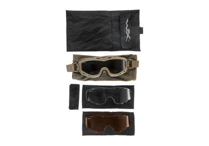Wiley X Spear Goggle Grey / Clear / Light Rust Tan