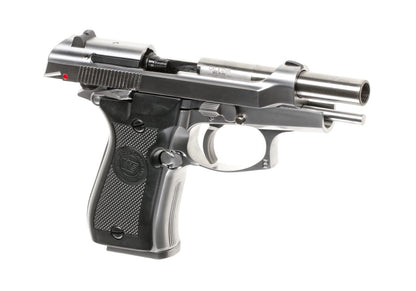 WE M84 Full Metal GBB Silver