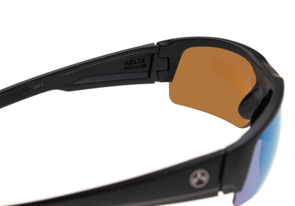 Magpul Helix Polarized - Black Frame / Bronze Lens / Blue Mirror Black