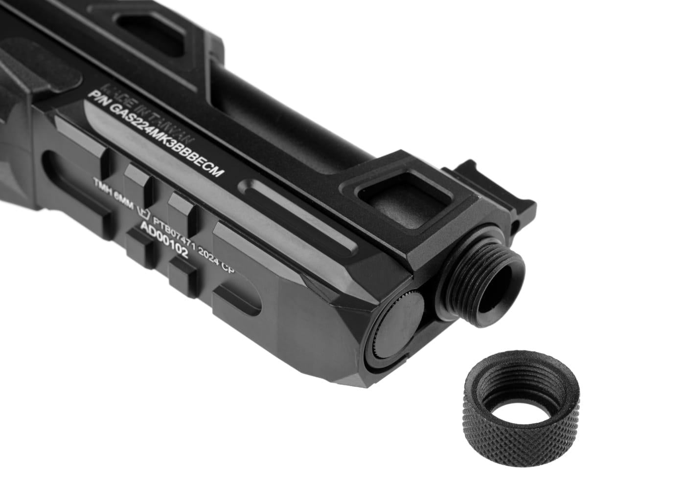 G&G 2024 CP MK3 GBB Green Gas Pistol Black