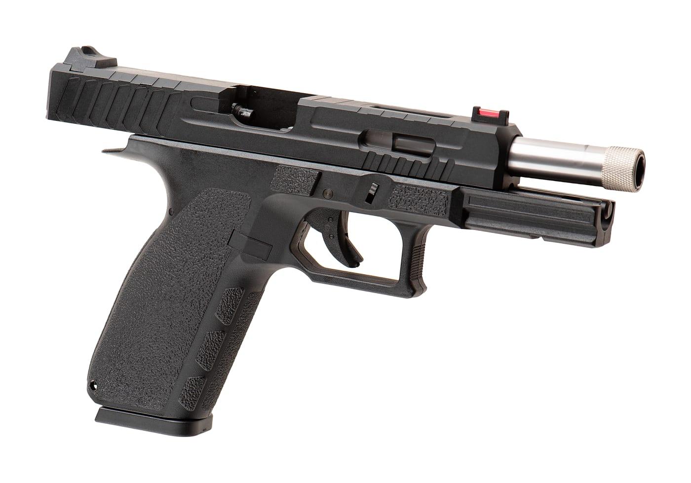 KJW KP-13F TBC Full Auto Metal Version GBB Pistol Black