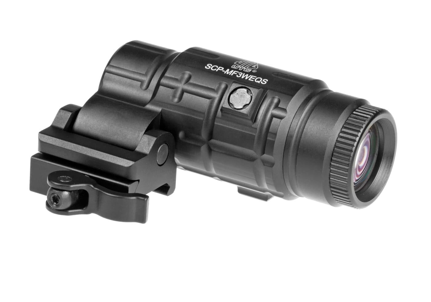 Leapers 3x Flip-to-Side QD Magnifier Adjustable TS Black