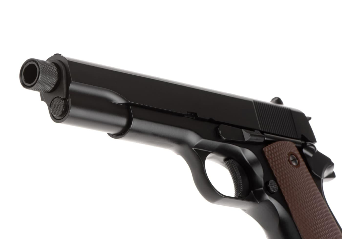 KJW M1911 TBC Full Metal GBB Pistol Black