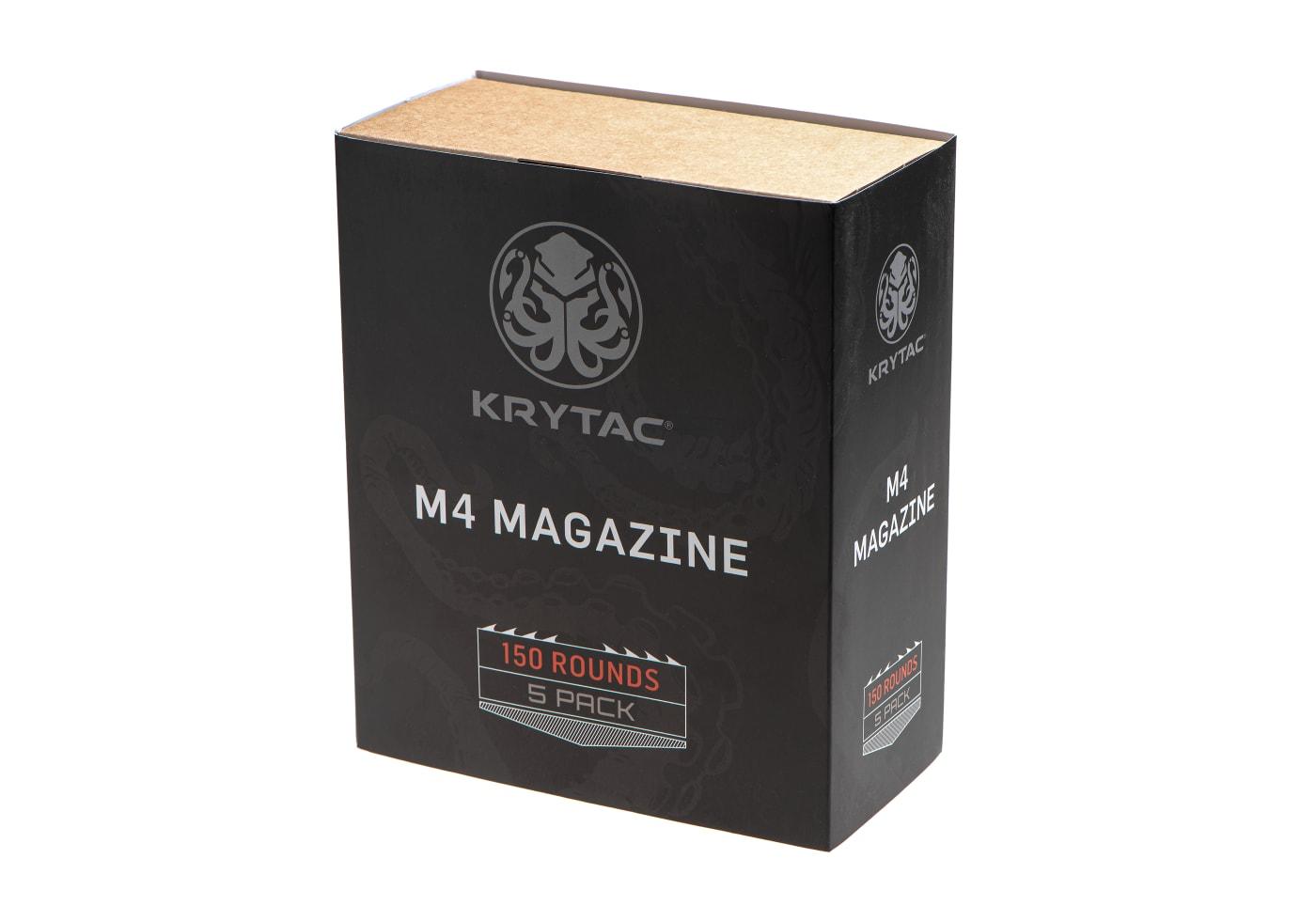Krytac Magazine M4 Midcap 150rds 5pcs Dark Earth