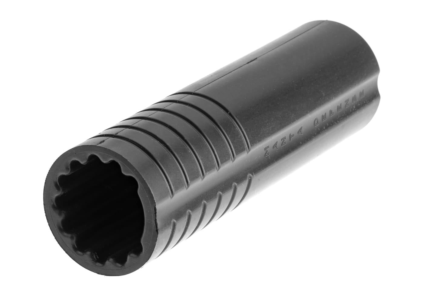 Manta Black 8 x 1.75 Inch ID Large Smooth Suppressor Cover