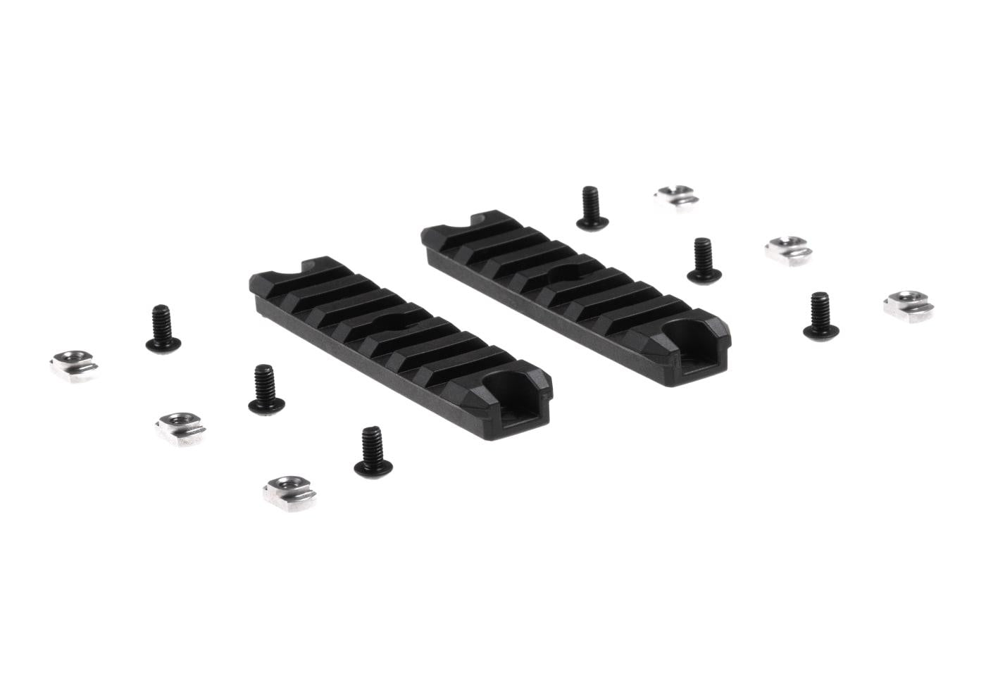 Ares 3.5 Inch M-LOK Plastic Rail 2-Pack Black
