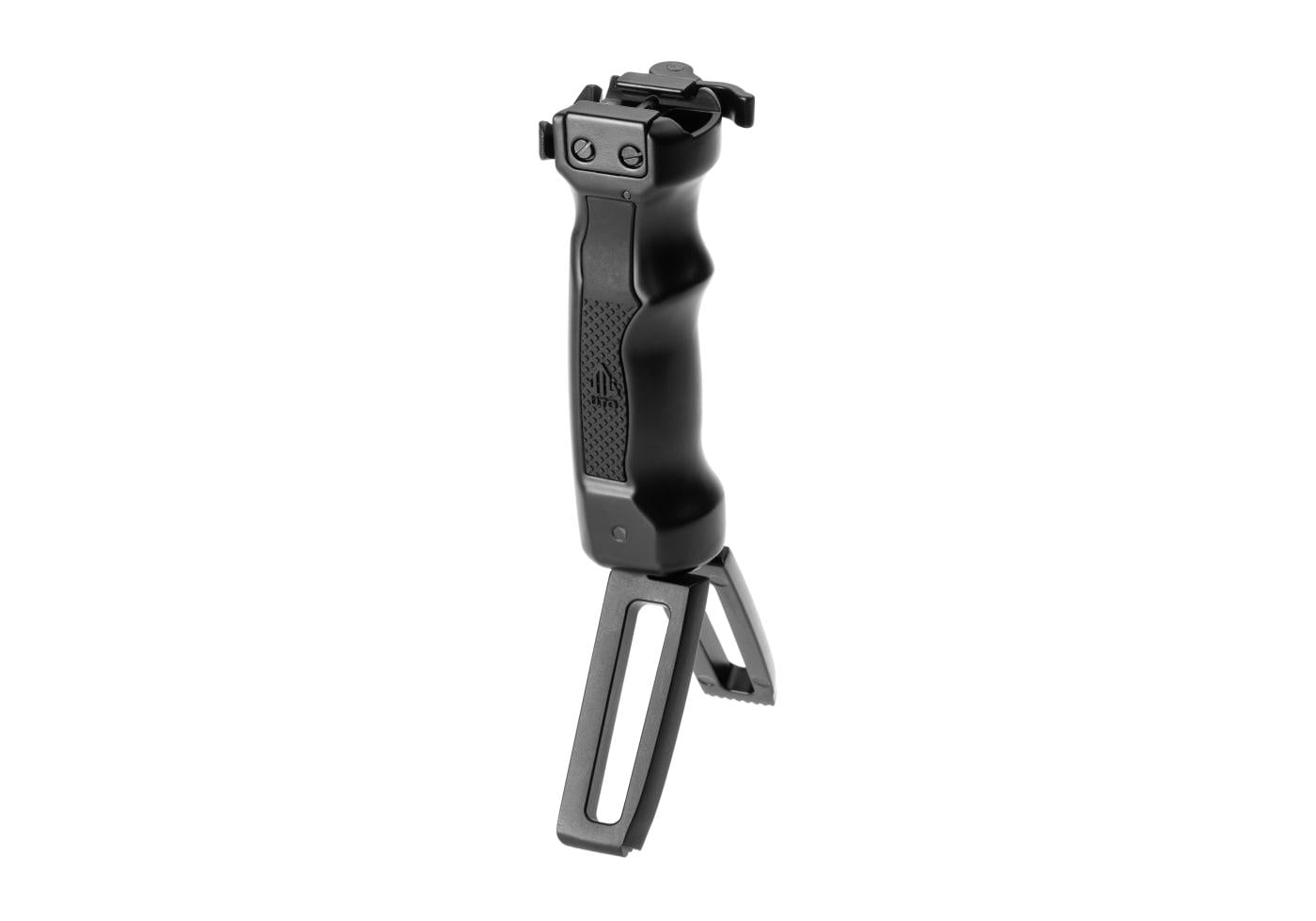 Leapers D Grip with Ambi Quick Release Deployable Bipod Black