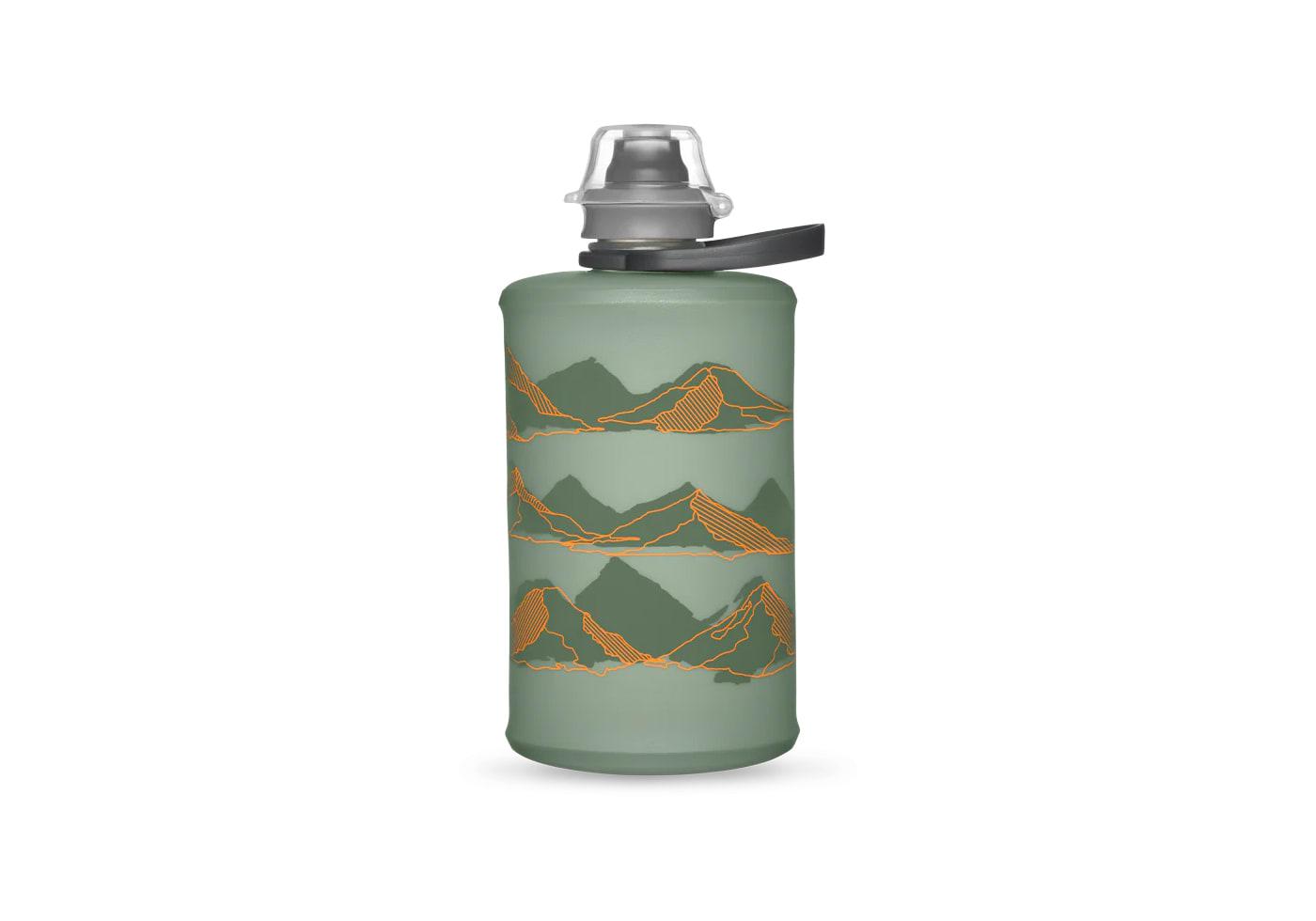 Hydrapak Stow Water Bottle 350ml Green