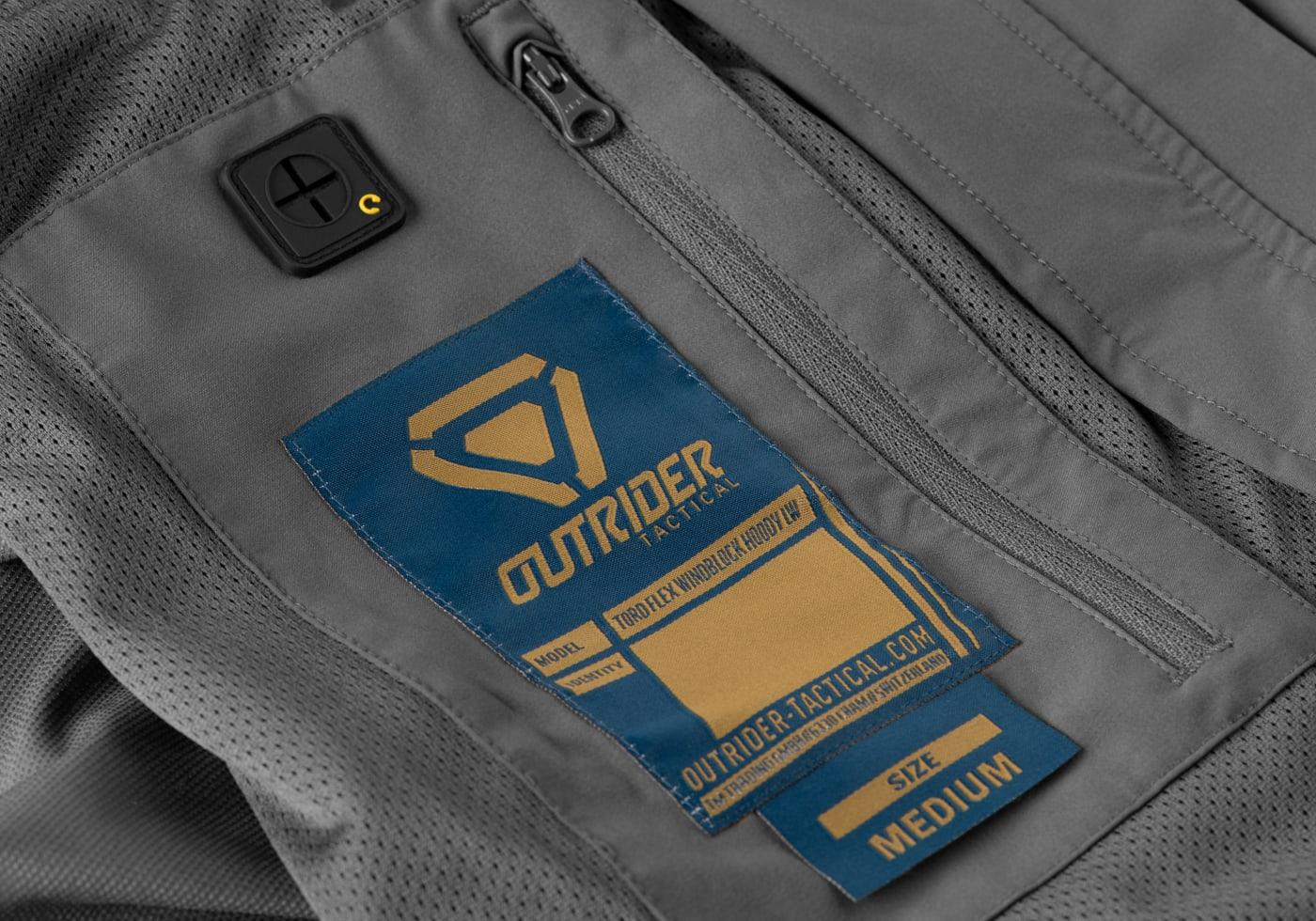 Outrider T.O.R.D. Flex Windblock Hoody LW Wolf Grey